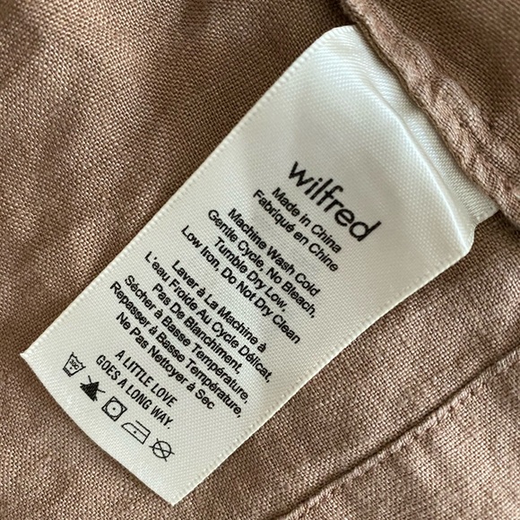 Aritzia Wilfred 100% Linen Vachel Blouse - Picture 8 of 10